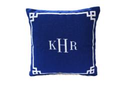 Monogrammed Needlepoint Pillow By Asher Riley - thumbnail 1