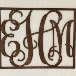 Monogram Wall Decor, Custom Hanging, Personalized Wood Plaque, Letters, Hanging Sign, Nursery Family Name - thumbnail 2