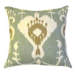 "Ikat Pillow Blue Covers -Modern Cover Throw Pillows - 16 X16""/ 17"" X /18"" X18" - thumbnail 1