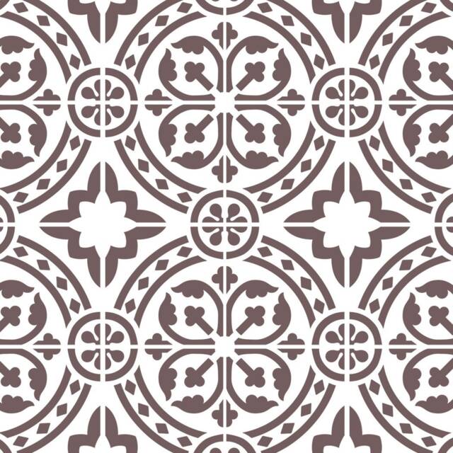 Wall Moroccan Reusable Tile Stencil T0067 For Diy Decor Furniture Floor Craft - image 1