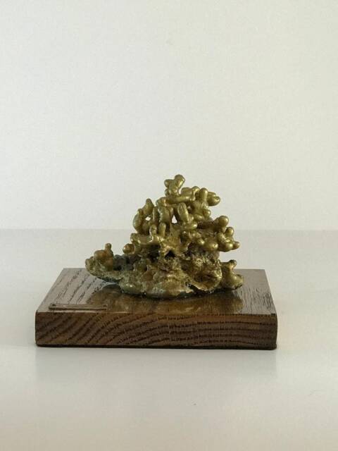 "Brass Abstract Sculpture, ""Growth" - image 1