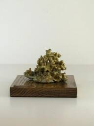"Brass Abstract Sculpture, ""Growth"