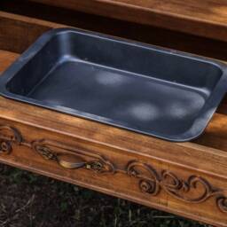 Tea Table 10050cm Wood Carving Tea With Niche For Dishes - thumbnail 4