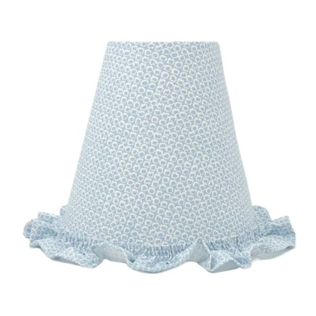 Ruffle Lampshade - Nesta Ian Sanderson Natural Ruffle Edges Various Colour Options Clip On, Lamp Or Pendant Light - image 1