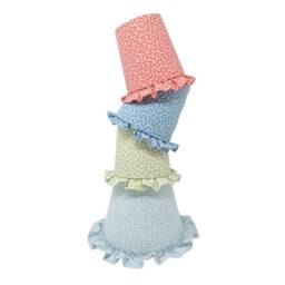 Ruffle Lampshade - Nesta Ian Sanderson Natural Ruffle Edges Various Colour Options Clip On, Lamp Or Pendant Light - thumbnail 2