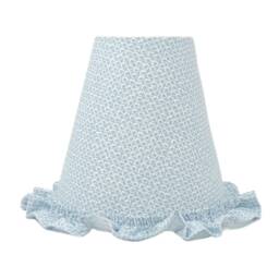 Ruffle Lampshade - Nesta Ian Sanderson Natural Ruffle Edges Various Colour Options Clip On, Lamp Or Pendant Light - thumbnail 1