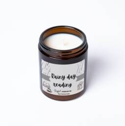 Rainy Day Reading Candle - Bookish Soy Rain Scented Gift For Book Lovers - thumbnail 1
