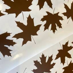 Autumn Leaves Wall Decal - Falling Decor Floral Stickers Golden Sticker - thumbnail 3