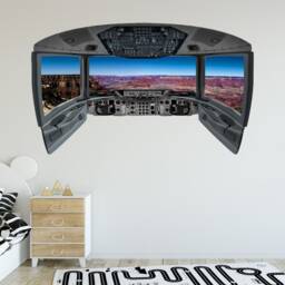 Vwaq Cockpit Wall Mural - Grand Canyon Decal Plane Window Stickers - Cp20 - thumbnail 1