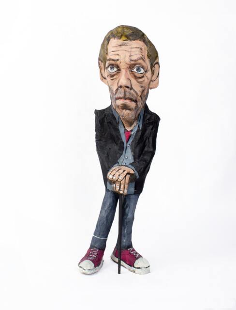 Doctor House Paper Mache Figure - image 1