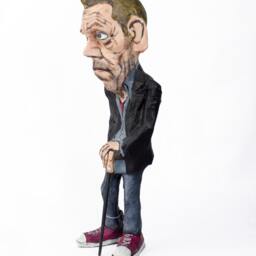 Doctor House Paper Mache Figure - thumbnail 2