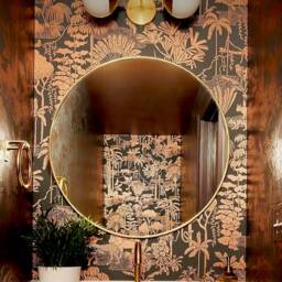 Mid Century Globe Ceiling Lamp Light Gemma , Modern Double Low Hallway Passage Entrance Bathroom Powder Room - thumbnail 3