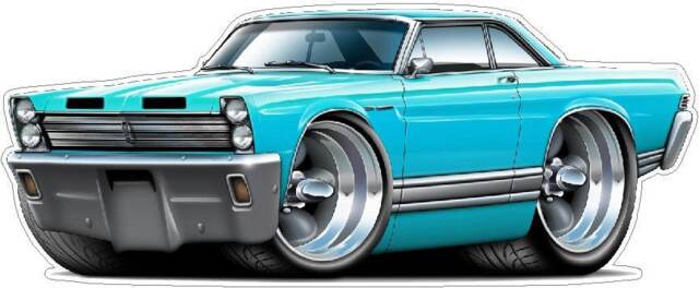 1965 Comet Car Wall Decal Officially Licensed Ford Garage Decor - image 1