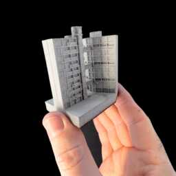 Park Hill Flats, Sheffield - Concrete Brutalism, Brutalist Architecture Model Mini 022 - thumbnail 1
