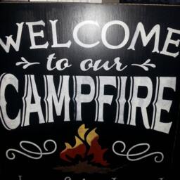 Campfire Wood Sign Distressed Welcome To Our Where Friends & Marshmallows Get Toasted Large Wall Hanging Camping Humor - thumbnail 3