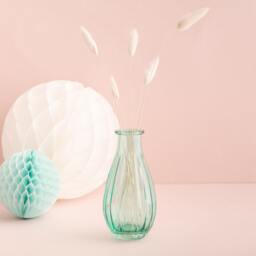 Glass Bud Vase - Pink Mini Home Decor Summer Green Wedding Table Decorations Outdoor Birthday Party - thumbnail 3