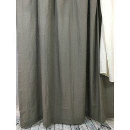 Gray Line Curtains, Custom Curtains, Made Grey Extra Long Curtains - thumbnail 2