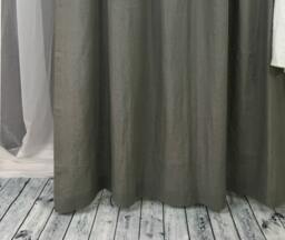 Gray Line Curtains, Custom Curtains, Made Grey Extra Long Curtains