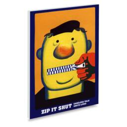 "Reprint Of A Ww2 Propaganda Poster - ""Zip It Careless Talk Costs Lives" - thumbnail 2