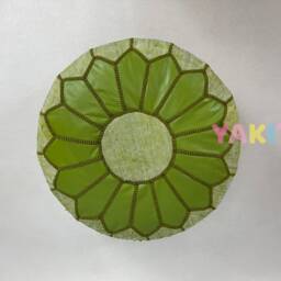 Yakiti - Floor Cushions, Sabra Poufs, Cactus Silk, Agave Round Silk Pouf, Natural Fiber, Home Decor, Interior Design - thumbnail 3