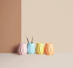Pencil Potdesk Organizer Made With Recycled Materials, Idea For Office Accessories, Storage & Decoration, Scandinavian Design, Gift Home - thumbnail 1