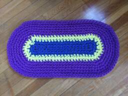 Hand Crocheted Poly/Nylon Doormat