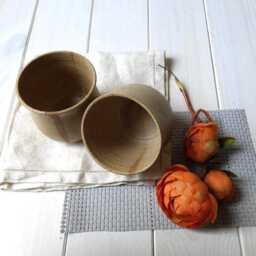 Ceramic Planter, Small Succulent Plant Pot, Modern Pottery Tea Cup, Coffee Mug, Herbal Mug - thumbnail 3