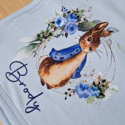 Peter Rabbit , Baby Blanket New Born Gift, Present, Shower New Mum Personalised - thumbnail 2