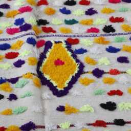 Handmade Wool Berber Rug Authentic Moroccan Flatweave Carpet - 10x4, 5 Ft - thumbnail 4