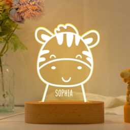 Custom Babys Night Light With Name, Baby Bedroom Lamp, Kids Light, Birthday Gift, Nursery Decor, Gift For Kids, Newborn Gift, Baby Birth Gift - thumbnail 3