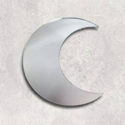 Moon Acrylic Mirror Wall Art Personalized Engraving Options - thumbnail 3