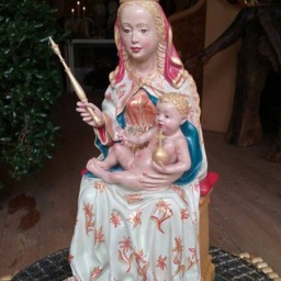 Virgin Mary Statue, Custom Woodcarving, Virgin Mary, Religious Art, Jesus, Wooden Sculpture - thumbnail 2