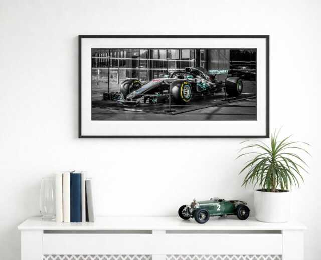 Mercedes F1, Lewis Hamilton Race Car 2018 - Amg F1 W09 Eq Power Art, Poster Print, Wall Photography - image 1