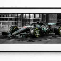 Mercedes F1, Lewis Hamilton Race Car 2018 - Amg F1 W09 Eq Power Art, Poster Print, Wall Photography - thumbnail 2