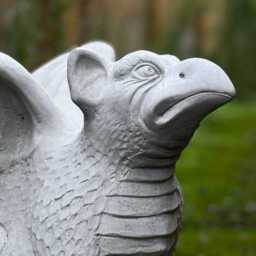 Concrete Dragon Statue Fantasy Garden Baby Sculpture Mythical Outdoor Decoration Cement Figurine Yard Ornament Lawn Decor Gift - thumbnail 2