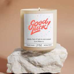 Good Luck Exams Gift. Student Candle Gift Set - thumbnail 2