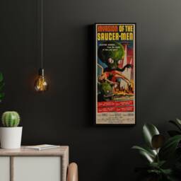 Invasion Of The Saucer-Men High Quality Movie Wood Poster, Large Wall Art Prints, Birthday Anniversary Gift For Men & Women - thumbnail 3