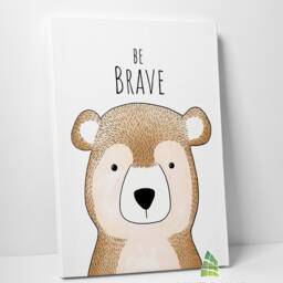 Cute Animal Inspirational Quotes Canvas Art Wall Children Kids Nursery Print Picture Framed Home Decor - thumbnail 2