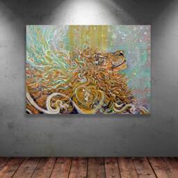 Sun Shower - From Original Painting Mixedmedia Or Custom Made Art Prints in Various Size - thumbnail 2