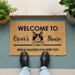 Paws & Welcome - Custom Pet Name & Breed Doormat - thumbnail 2