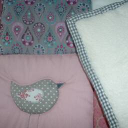 Crawling Blanket With Name, Baby Blanket, Crawling Name Lea Patchwork Personalized - thumbnail 3