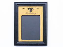 10Th Anniversary Photo Frame - 8x10 Holds 5x7 Personalized Gift, Wedding Anniversary, Gift For 10 Year - thumbnail 1