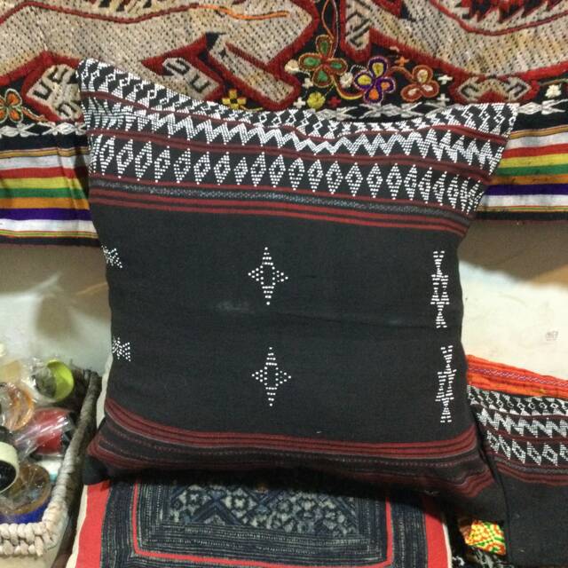 Vintage Handmade Tribal Kotu Hand Woven Pillow Cover - image 1