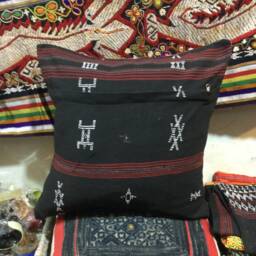 Vintage Handmade Tribal Kotu Hand Woven Pillow Cover - thumbnail 2