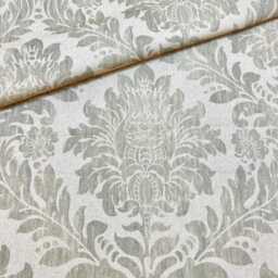 1563. Handmade Littlehampton Rustic Green Damask 100% Linen Cushion Cover, Various Sizes - thumbnail 3