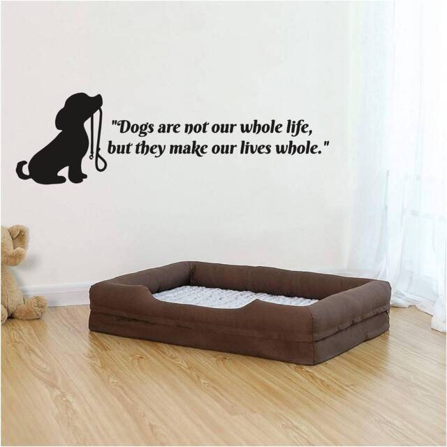 Dogs Are Not Our Whole Life Vinyl Wall Art, Decal, Sticker, Transfer, Mural, Removable, Decor, Rent Friendly, Interior, Exterior, - 0988 - image 1