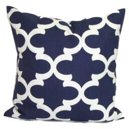 Navy Pillow Cover, Blue Throw Covers For 20x20, 16x16, 18x18 Pillows, All Sizes - thumbnail 3