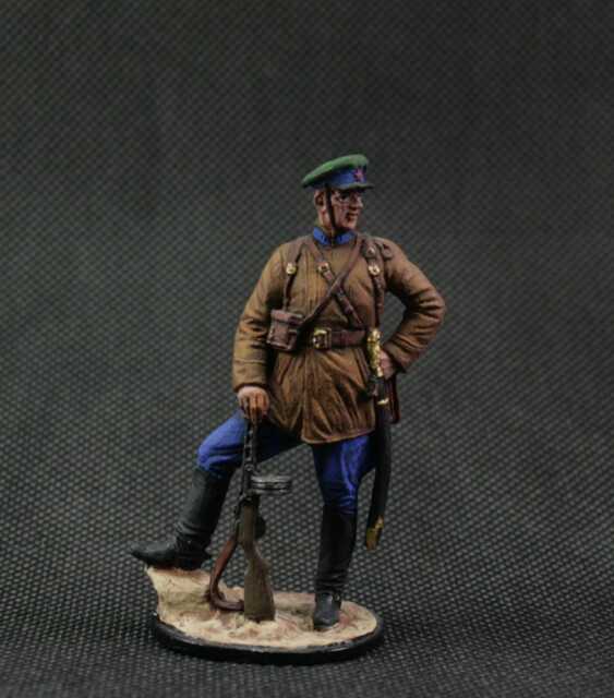 Tin Soldier 54 Mm Scale 1/32 Historical Miniature Second World War. Major Of The Red Army Cavalry, 1939-42 Ussr - image 1
