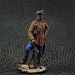 Tin Soldier 54 Mm Scale 1/32 Historical Miniature Second World War. Major Of The Red Army Cavalry, 1939-42 Ussr - thumbnail 4