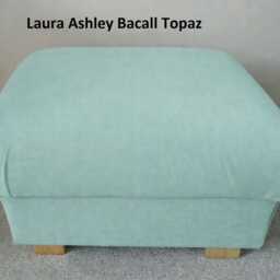Laura Ashley Fabric Storage Footstool Handcrafted Pouffe Hassock Penrith Josette Gosford Floral Camomile Summer Palace - thumbnail 4
